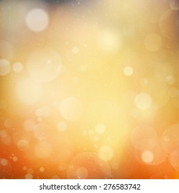 Abstract autumn defocused gold background. EPS 10 vector file included