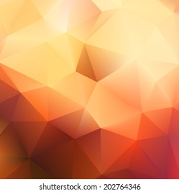 Abstract Autumn geometric shapes triangle. plus EPS10 vector file