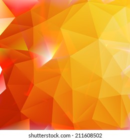Abstract Autumn geometric shapes triangle. plus EPS10 vector file