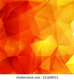 Abstract Autumn geometric shapes triangle. plus EPS10 vector file