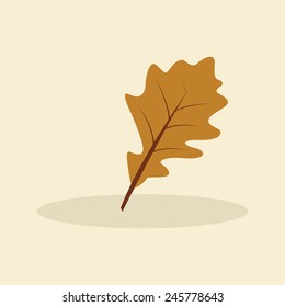 abstract autumn leaf on a special background
