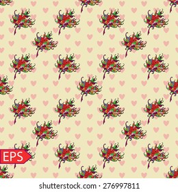 abstract autumn leaf seamless background. Vector EPS