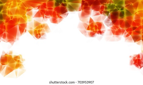Abstract autumn leaves