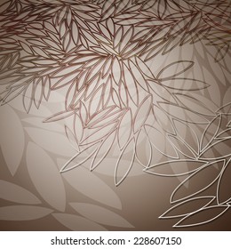 Abstract autumn leaves  background