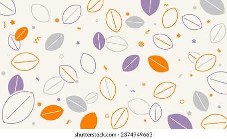 Abstract autumn leaves background. Nature pattern