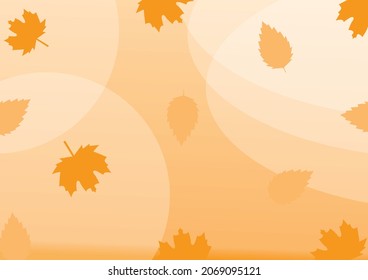 abstract autumn leaves background vector