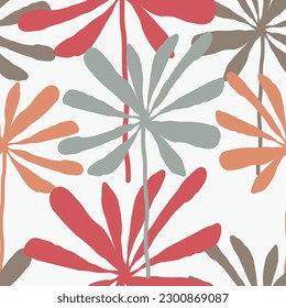 Abstract autumn leaves surface pattern seamless background vector illustration for fashion,fabric,wallpaper and print design

