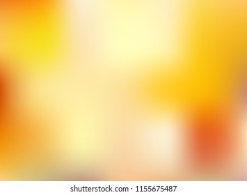 Abstract autumn season orange and yellow bright color blurred background. Vector illustration