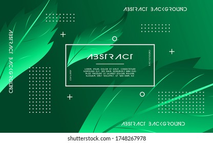 diseño de banner abstracto de fondo de vector otoño con hoja, se puede usar en diseño de portada, afiche, volante, diseño de libros, fondos de sitios web o publicidad.ilustración vectorial.