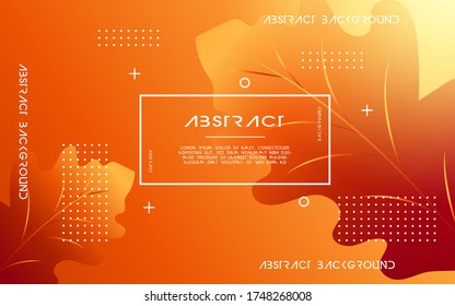 abstract autumn vector background banner deign with leaf,can be used in cover design,poster,flyer,book design,website backgrounds or advertising.vector illustration.