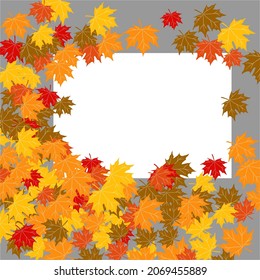 Abstrakter Herbsthintergrund mit fliegenden Ahornblättern. Herbstsaison Grußkarte, Poster, Flyer. Vektorgrafik einzeln auf weißem Hintergrund.
Herbstapeln, die fallen, hinterlassen den Hintergrund.