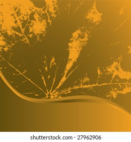 abstract autumnal background with leaf of maple