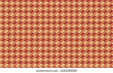 Abstractas patrón geométrico otoñal.  Los tonos cálidos y terrosos crean una textura sin costuras, perfecta para fondos de Sitio web, diseños textiles o envases.