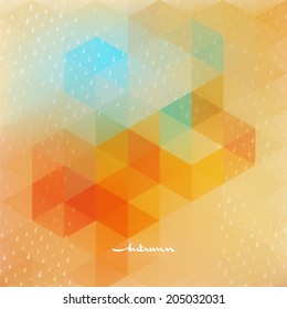 Abstract autumnbackground template. And also includes EPS 10 vector