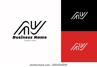 abstract AV letter logo design logo design of letters A and v combined abstractly, logo for financial companies, entertainment, services, etc.
EPS 10 vector logo design.