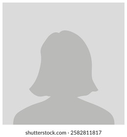 Abstract Avatar Silhouette Icon - Profile Diverse Empty Face for Social Network and Applications - vector illustration
