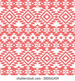 Abstract aztec ornamental seamless pattern