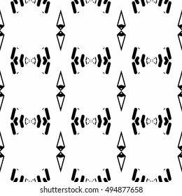 Abstract Aztec seamless pattern. Background ethnic