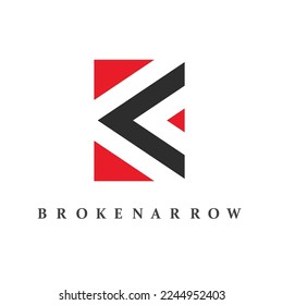 abstract B letter arrow icon vector concept design template web