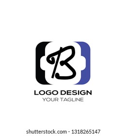 Abstract B Letter logo concept. Letter Abstract B logo for any business