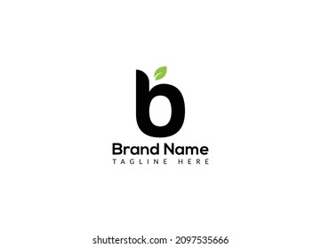 Resumen por carta moderna marca de papel inicial diseño de logotipo de hoja