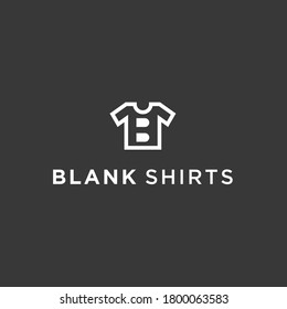 Abstract B Logo Shirt Icon Stock Vector (Royalty Free) 1800063583 ...