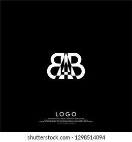 abstract bab logo letter design concept, initial symbol vector