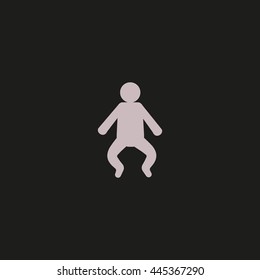 abstract baby, diaper, icon