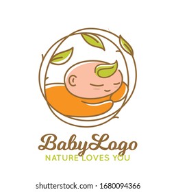 Abstract baby  logo design concepts