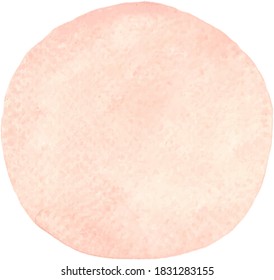 Abstract baby pink brush stroke circle shape background banner.