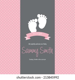 abstract baby shower background with some special objects