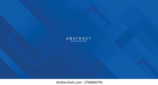 Abstract bacgkround blue and white gradient. Modern blue abstract rectangle box lines background for presentation design, banner, brocure, and business card