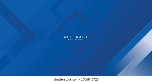 Abstract bacgkround blue and white gradient. Modern blue abstract rectangle box lines background for presentation design, banner, brocure, and business card