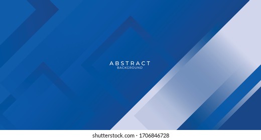 Abstract bacgkround blue and white gradient. Modern blue abstract rectangle box lines background for presentation design, banner, brocure, and business card