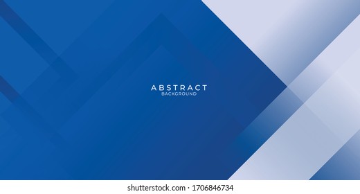 Abstract bacgkround blue and white gradient. Modern blue abstract rectangle box lines background for presentation design, banner, brocure, and business card