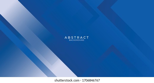 Abstract bacgkround blue and white gradient. Modern blue abstract rectangle box lines background for presentation design, banner, brocure, and business card