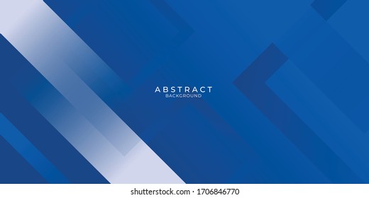 Abstract bacgkround blue and white gradient. Modern blue abstract rectangle box lines background for presentation design, banner, brocure, and business card