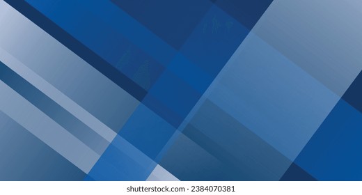Abstract bacgkround blue and white gradient. Modern blue abstract rectangle box lines background for presentation design