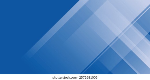 Abstract bacgkround blue and white gradient. Modern blue abstract rectangle box lines background for presentation design, banner, brocure, and business card
