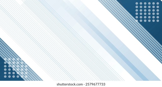 Abstract bacgkround blue and white gradient. Modern blue abstract rectangle box lines background for presentation design, banner, brocure, and business card