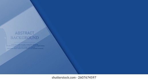 Abstract bacgkround blue and white gradient. Modern blue abstract rectangle box lines background for presentation design, banner, brocure, and business card. vector