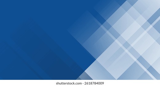 Abstract bacgkround blue and white gradient. Modern blue abstract rectangle box lines background for presentation design, banner, brocure, and business card