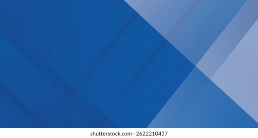 Abstract bacgkround blue and white gradient. Modern blue abstract rectangle box lines background for presentation design, banner, brocure, and business card
