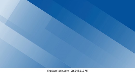 Abstrakter Hintergrund mit blauem und weißem Farbverlauf. Modernes blaues abstraktes Rechteck, Rahmenlinien, Hintergrund für Präsentationsdesign, Vektor eps10