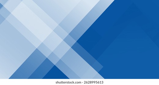 Abstract bacgkround blue and white gradient. Modern blue abstract rectangle box lines background for presentation design, banner, brocure, and business card