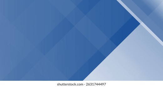 Abstract bacgkround blue and white gradient. Modern blue abstract rectangle box lines background for presentation design, banner, brocure, and business card