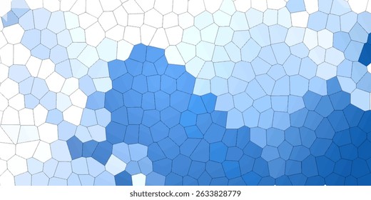 Fundo abstrato gradiente azul e branco. Fundo de linhas de caixa de retângulo abstrato azul moderno para design de apresentação, banner,