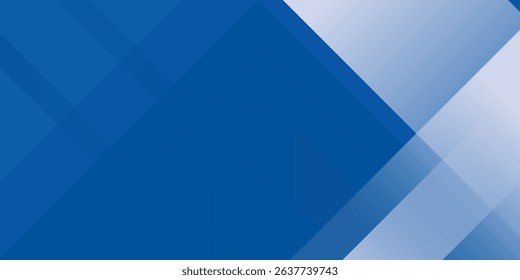 Abstract bacgkround blue and white gradient. Modern blue abstract rectangle box lines background for presentation design, banner, brocure, and business card