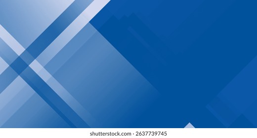 Abstract bacgkround blue and white gradient. Modern blue abstract rectangle box lines background for presentation design, banner, brocure, and business card