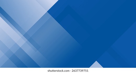 Abstract bacgkround blue and white gradient. Modern blue abstract rectangle box lines background for presentation design, banner, brocure, and business card